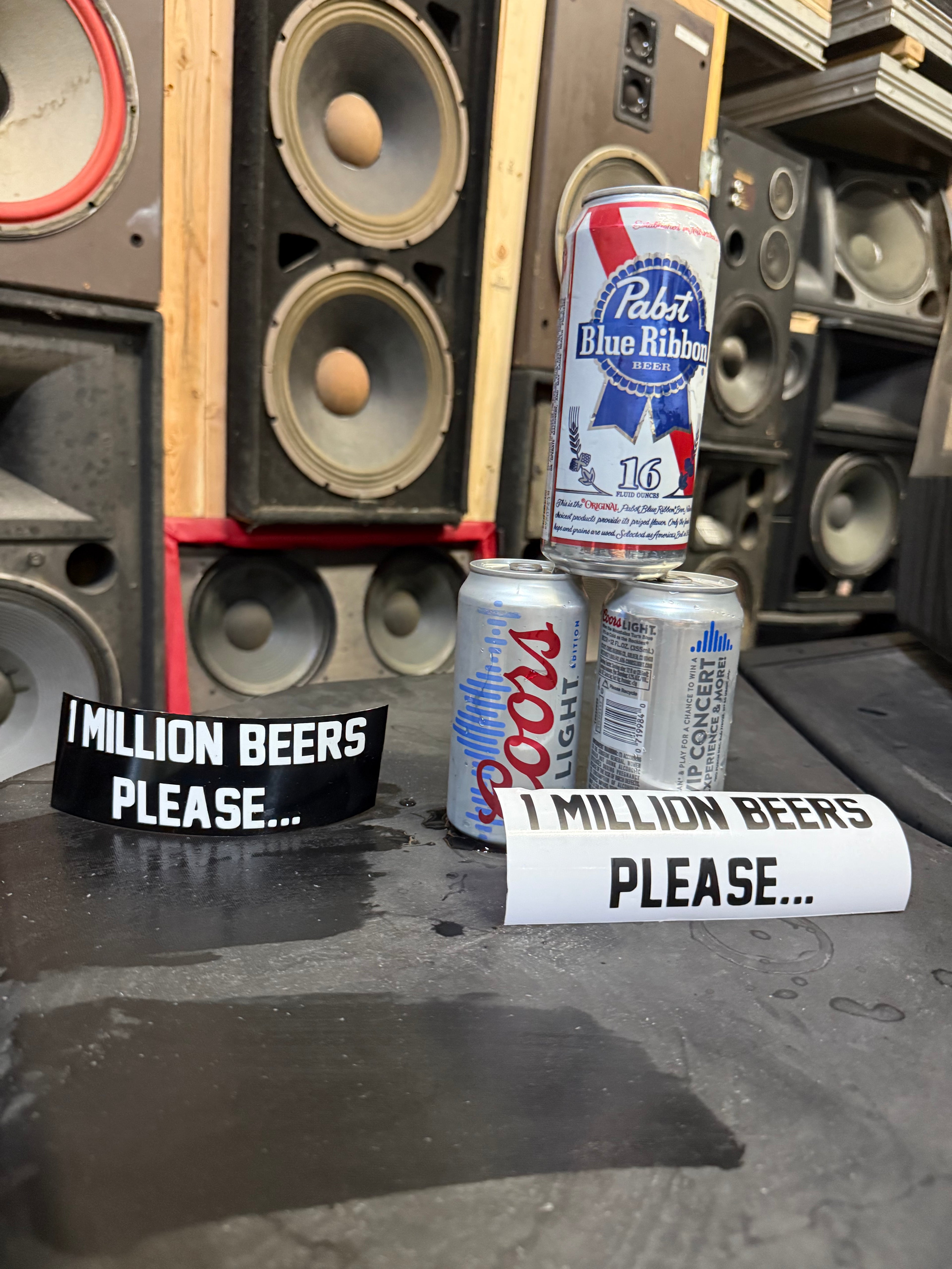 ONE MILLION BEERS FREE STICKERS!