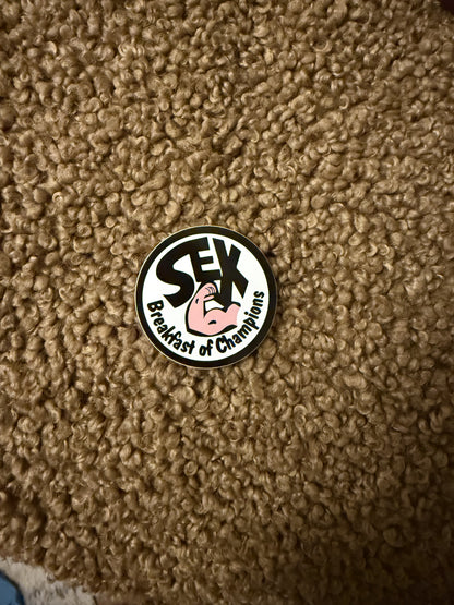 SEX BREAKFAST OF CHAMPIONS FREE STICKER!
