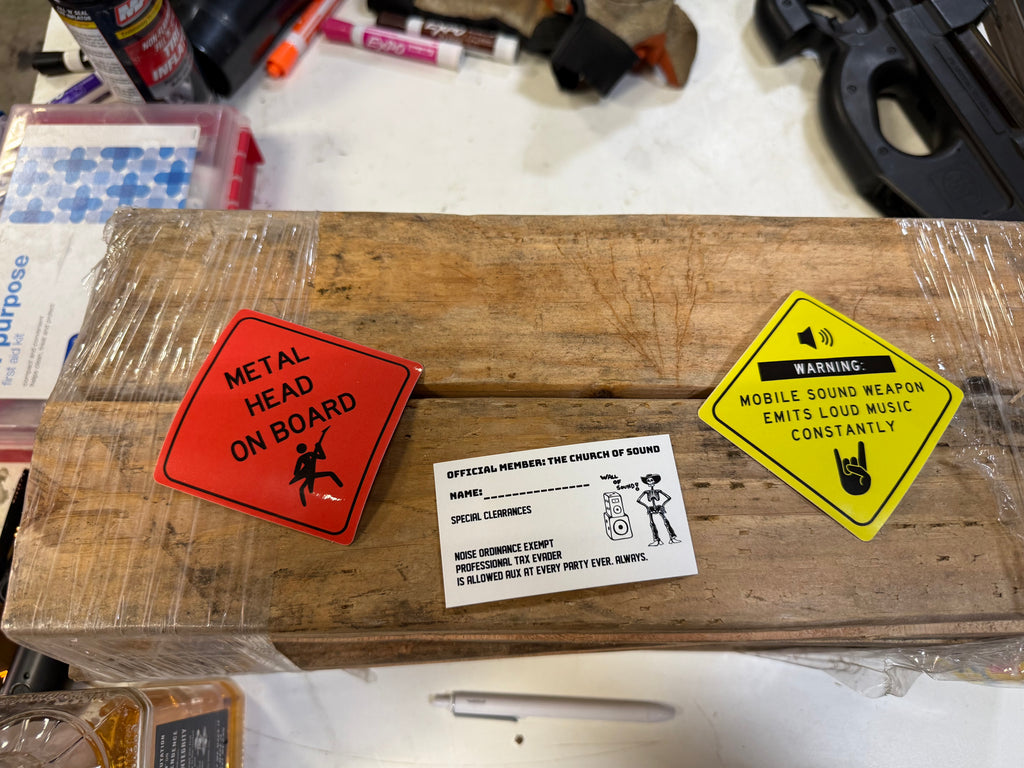 CHURCH OF SOUND OFFICIAL MEMBER CARD